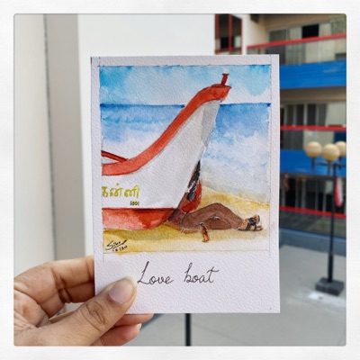 Miniature painting from the Life in Miniature series