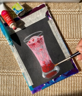 Miniature painting from the Life in Miniature series