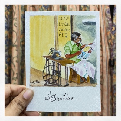 Miniature painting from the Life in Miniature series