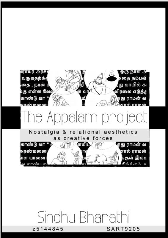 Cover of the Initial Thesis document