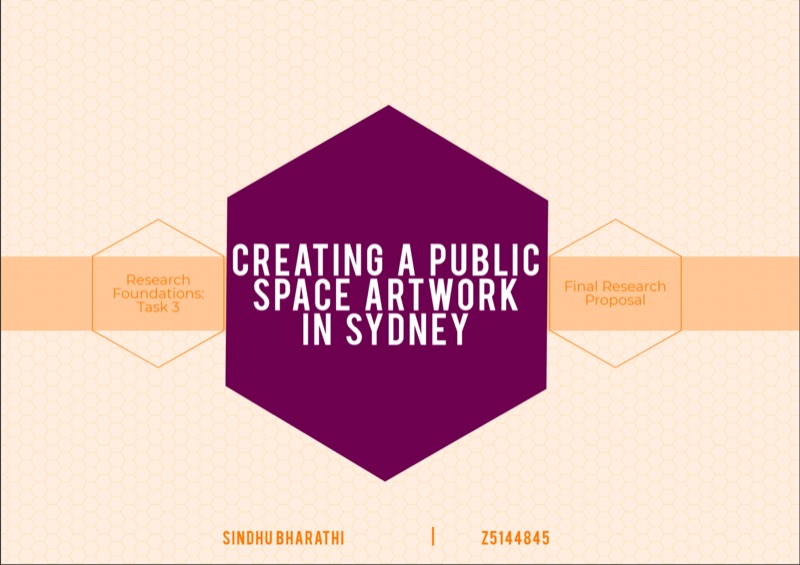 Cover of the Research proposal document