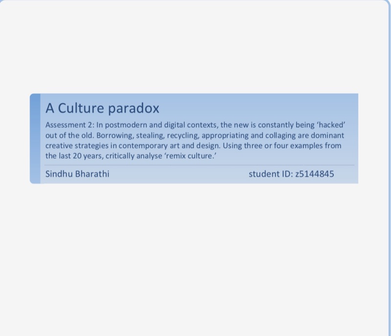 Cover of the Critical Analysis document